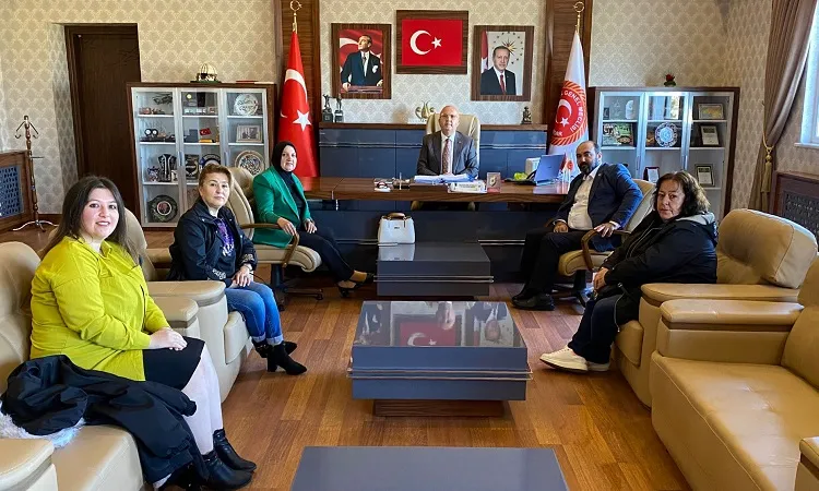Gönül Dostlarından Başkan Çoban'a ziyaret