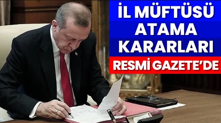 İl Müftüsü Atama Kararları Resmi Gazete