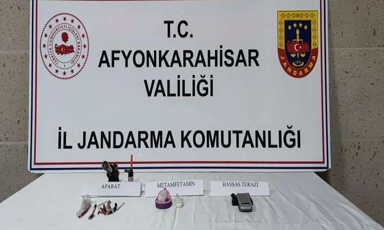 Afyonda Uyuşturucu operasyonu 1 tutuklu