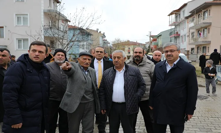 Başkan Zeybek Kanlıca Mahallesinde