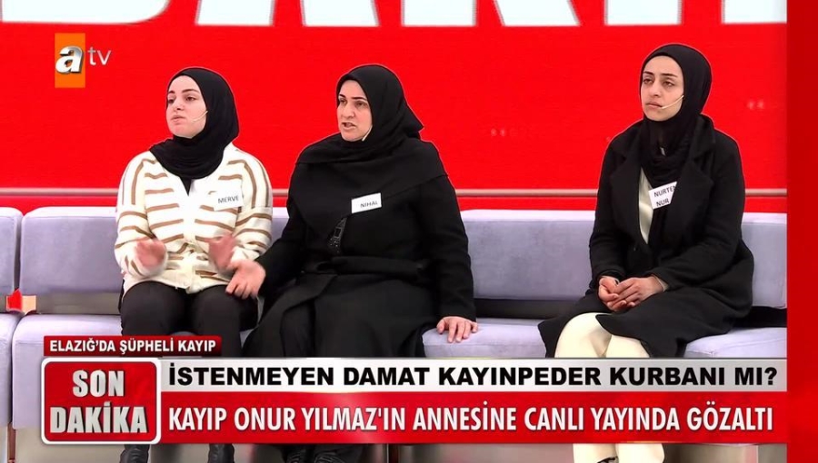 Canlı yayında göz altına alındı