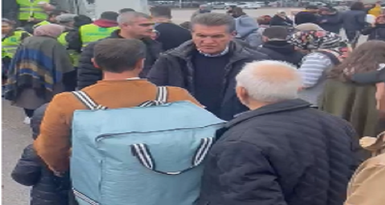 Sarıgül deprem bölgesinde