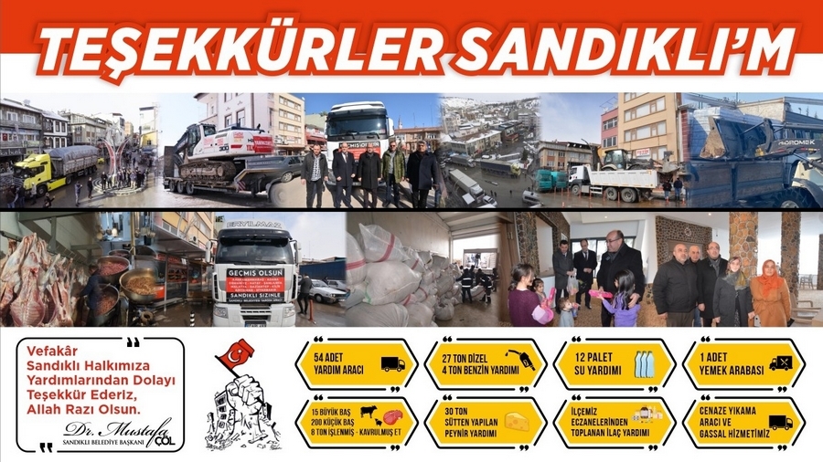 Sandıklıdan Yine Rekor Yardım