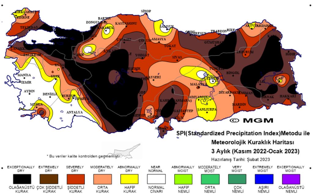 Afyonda bu yıl olağanüstü kuraklık var