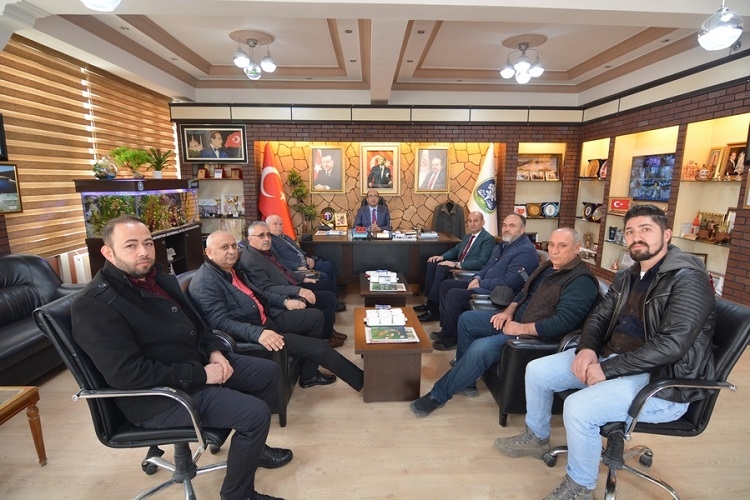 Kumartaşlı'dan Başkan Çöl'e ziyaret