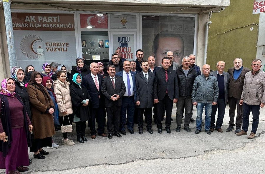 Sağlam Dinar ve sandıklı bölgelerini ziyaret etti