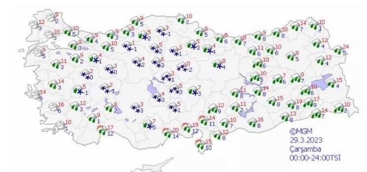 Meteoroloji uyardı kar geliyor