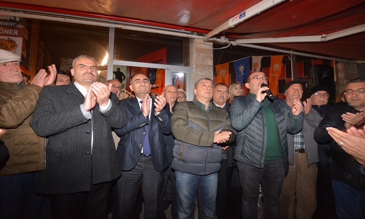 Başkan dr. Mustafa Çöl ak parti aday tanıtım toplantısına katıldı