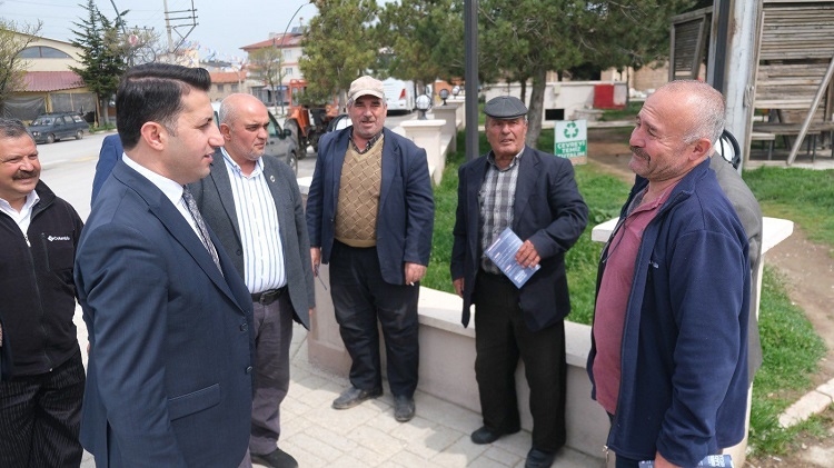 Fatih Aydın  İhsaniye'de çalışmalarını sürdürdü