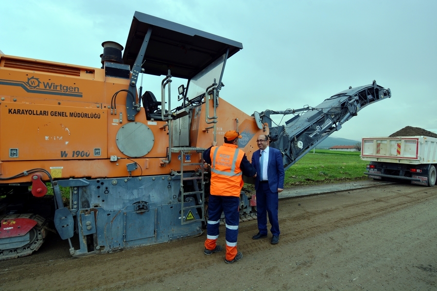 TOKİ Bölgesi Yol Yapım Çalışmaları Başladı