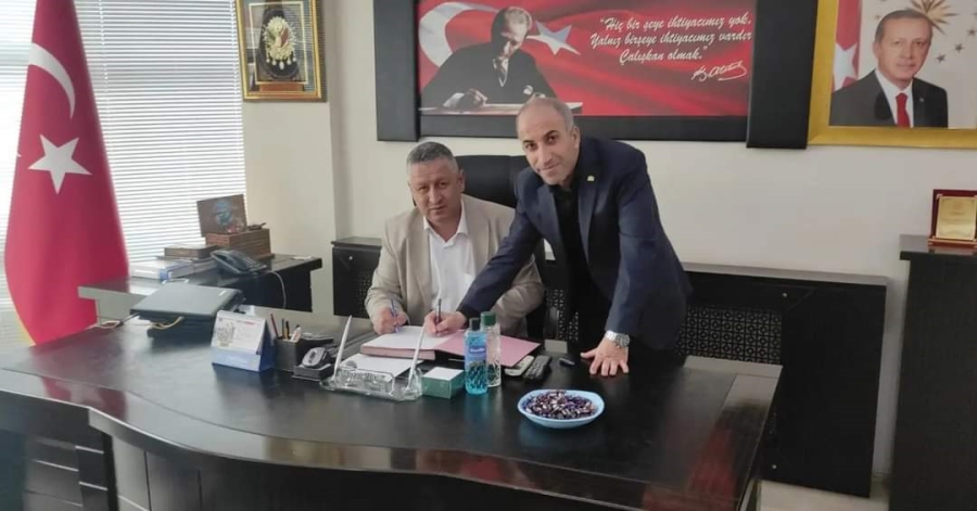 Başkan Çetinkaya Başkan Zıbak'a teşekkür etti