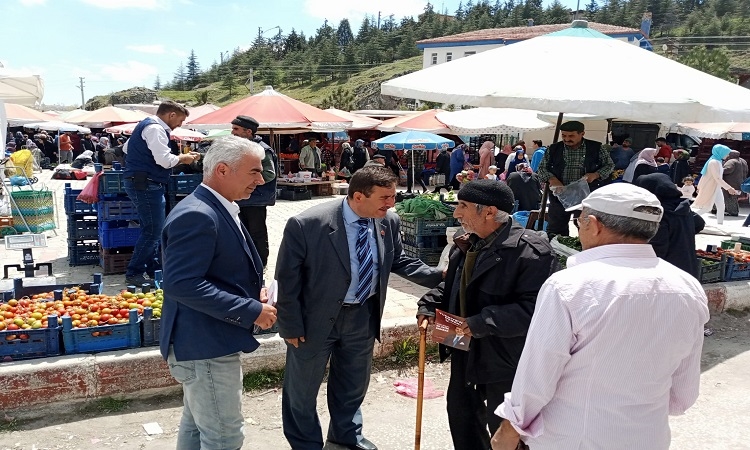 Şarlak ve diğer adaylar çalışmalara devam ediyor