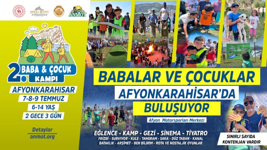 Babalar ve Çocukları Afyonda buluşacak