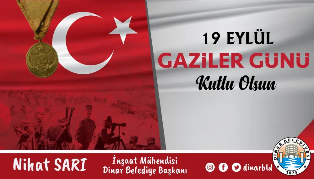 Belediye Başkanı Nihat Sarı’dan Gaziler Günü Mesajı 