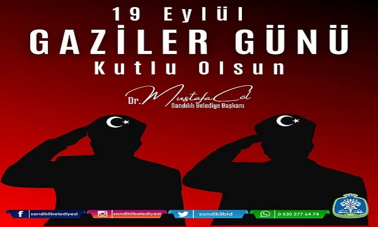 Başkan dr. Mustafa Çöl’den 19 eylül gaziler günü mesajı