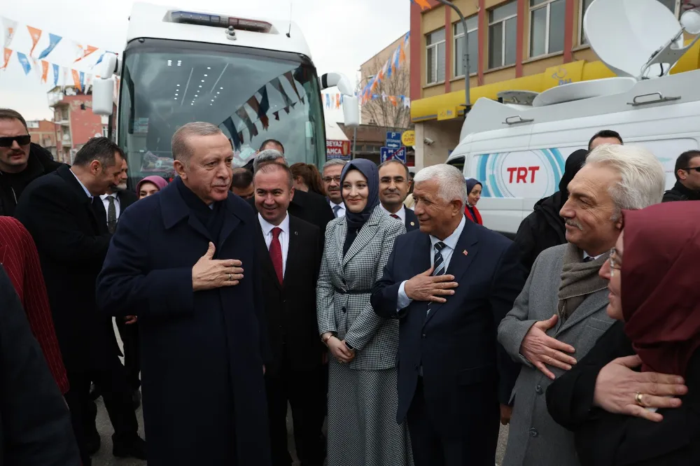 Başkan Menteş mitingimize 40 bin kişi katıldı teşekkür ederim