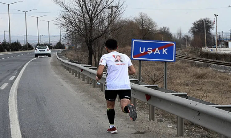 Koşan Adam yeniceli bu kez Uluçay için koştu