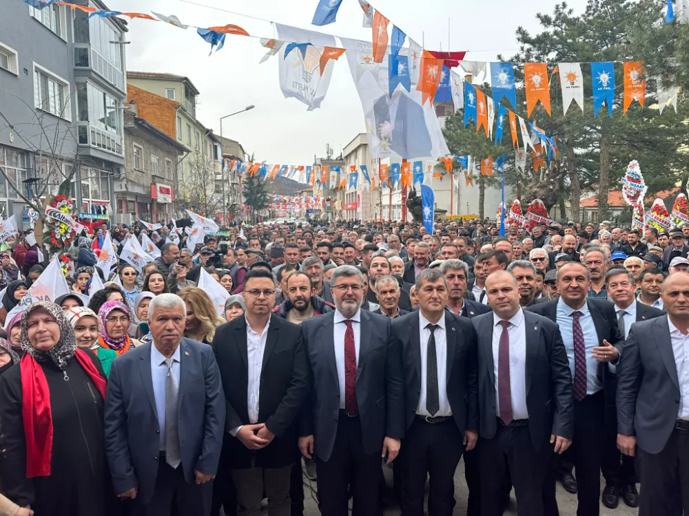 Özkaya Çay ve Çobanlarda seçim bürosu açılışlarına katıldı