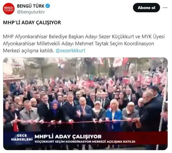 Başkan Adayı Küçükkkurt, ulusal basında geniş yer buldu