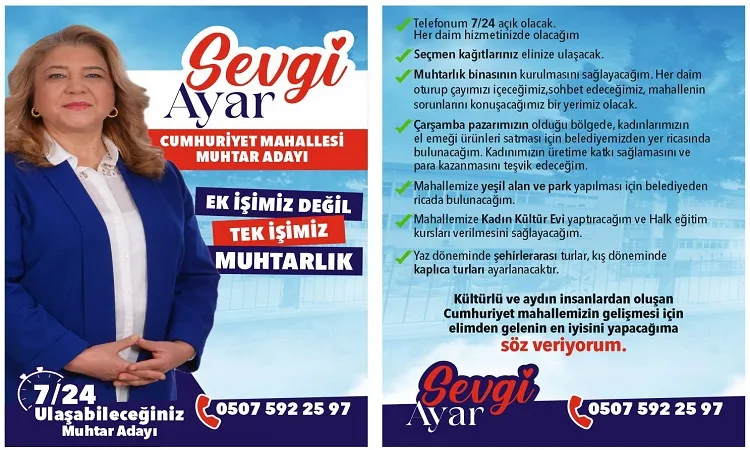 Ayar Cumhuriyet mahallesi bizimle değişecek