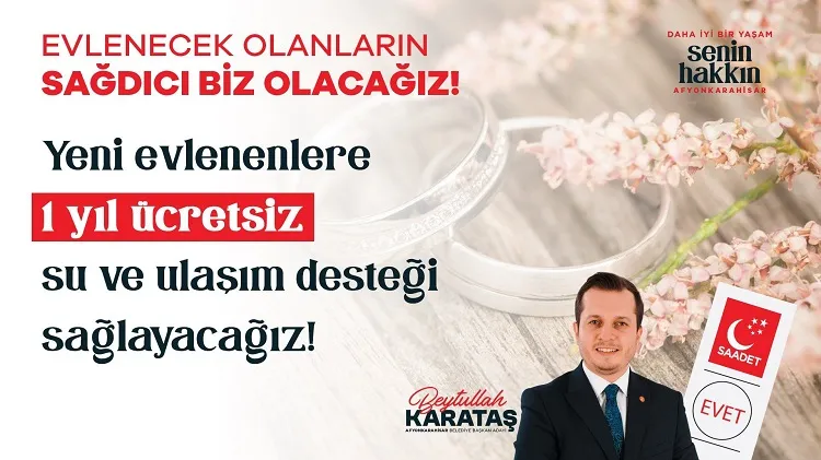 Evlenenlerin sağdici biz olacağiz!