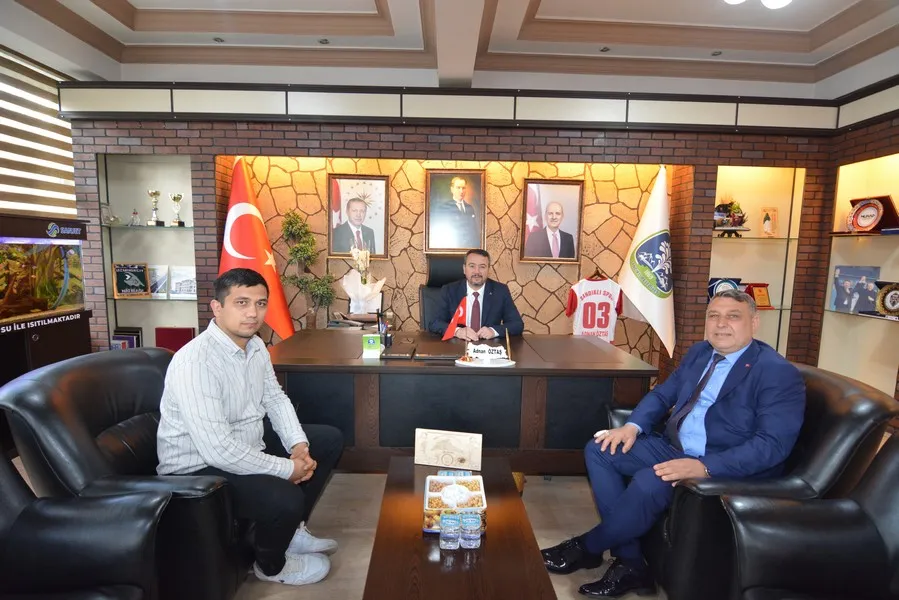 Başkan Öztaş'ı ziyaret ettiler