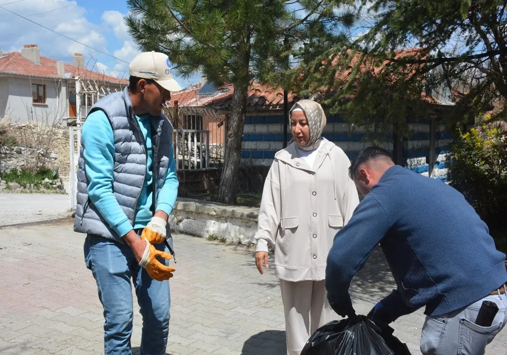 İscehisarda yeşil alanda çalışmalar devam ediyor