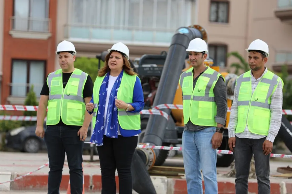 Başkan Köksal Uydukentin kanalizasyon sorununu çözeceğiz