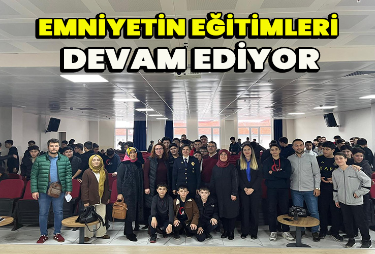 Emniyetin eğitimleri devam ediyor