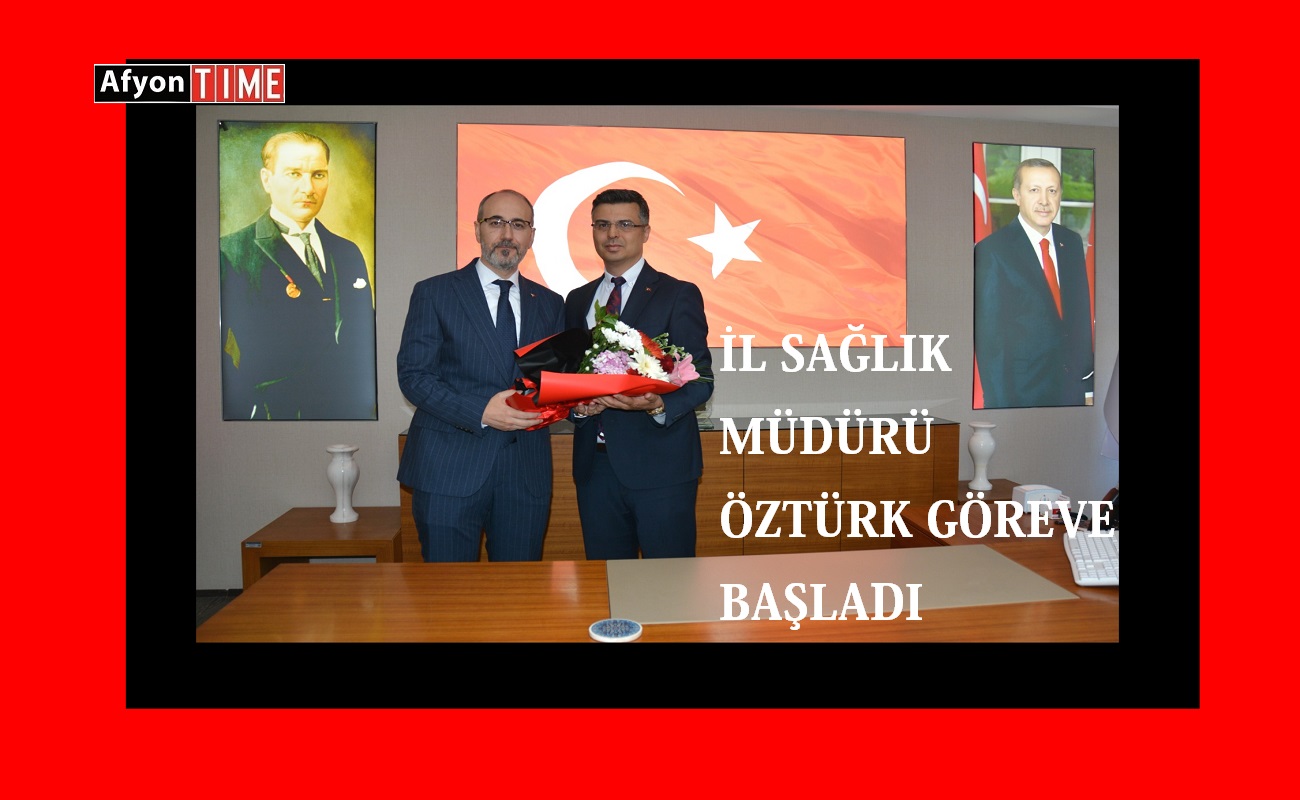 Yeni İl sağlık Müdürü Öztürk Görevini Korkmaz'dan  devir aldı