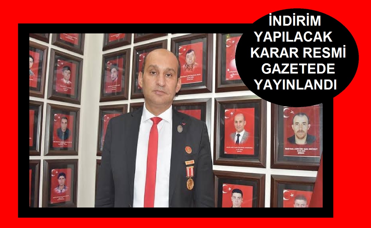 Şehit ailelerine doğalgaz indirimi geldi