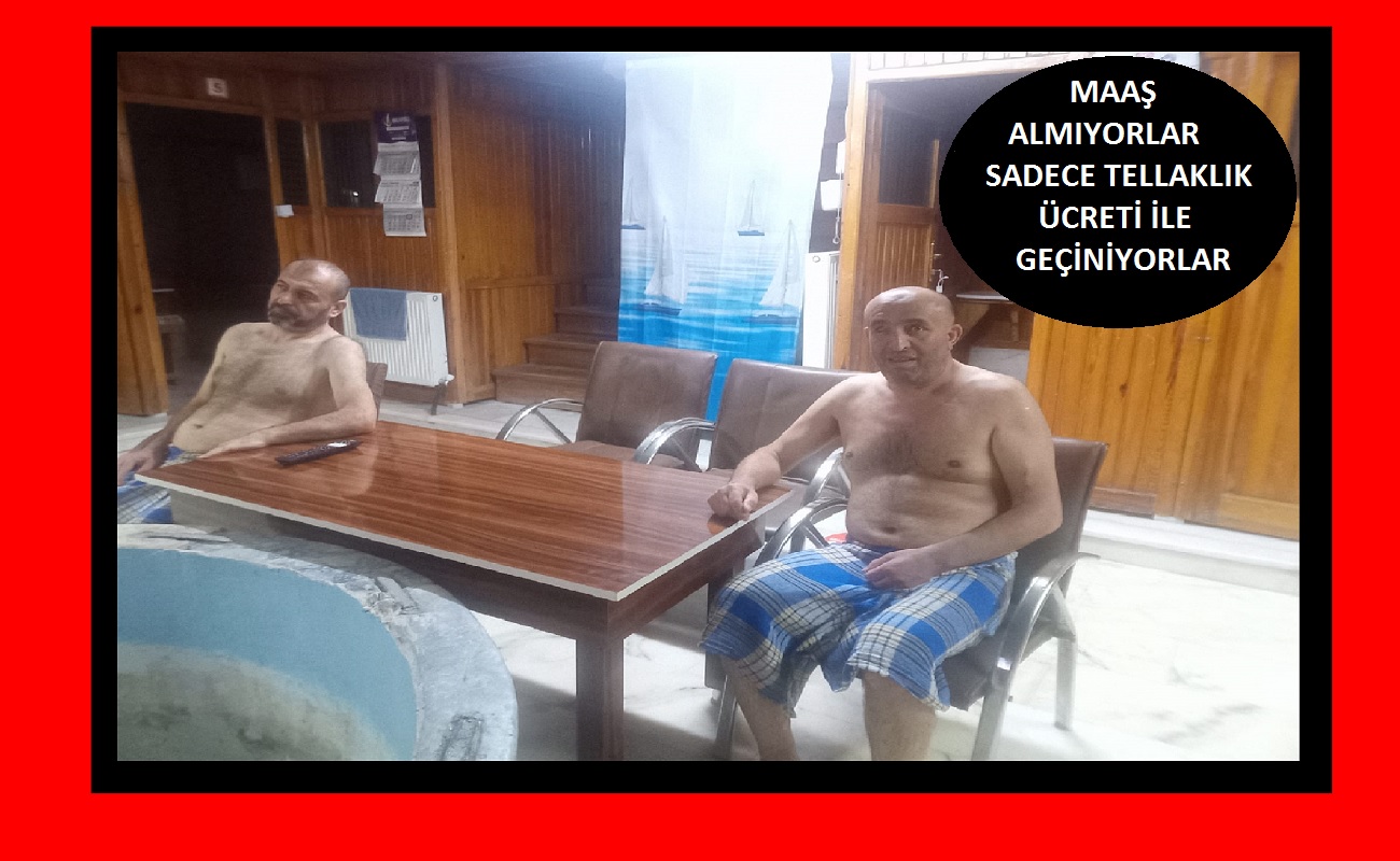 Maaş almıyorlar sadeece emeklerinin karşılığı