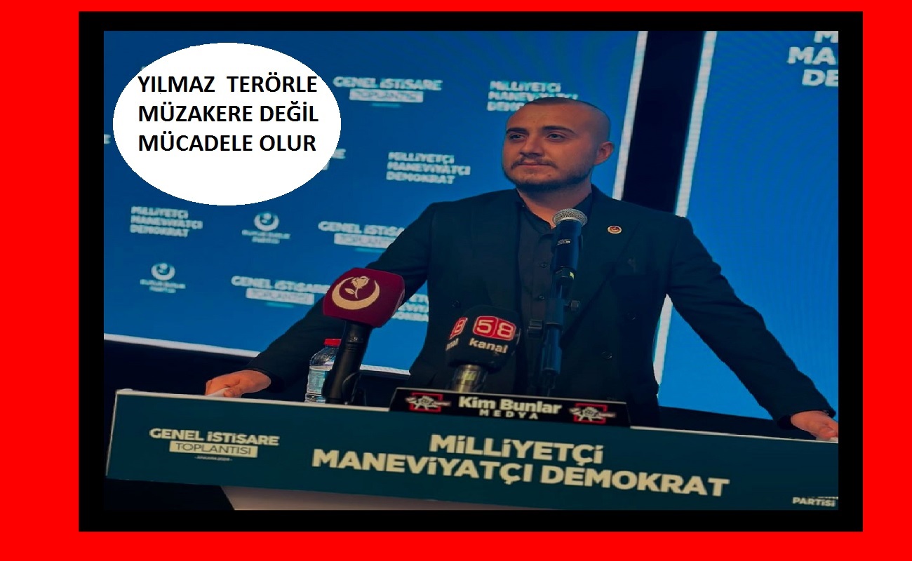 Terörle müzakere olmaz  Mücadele olur