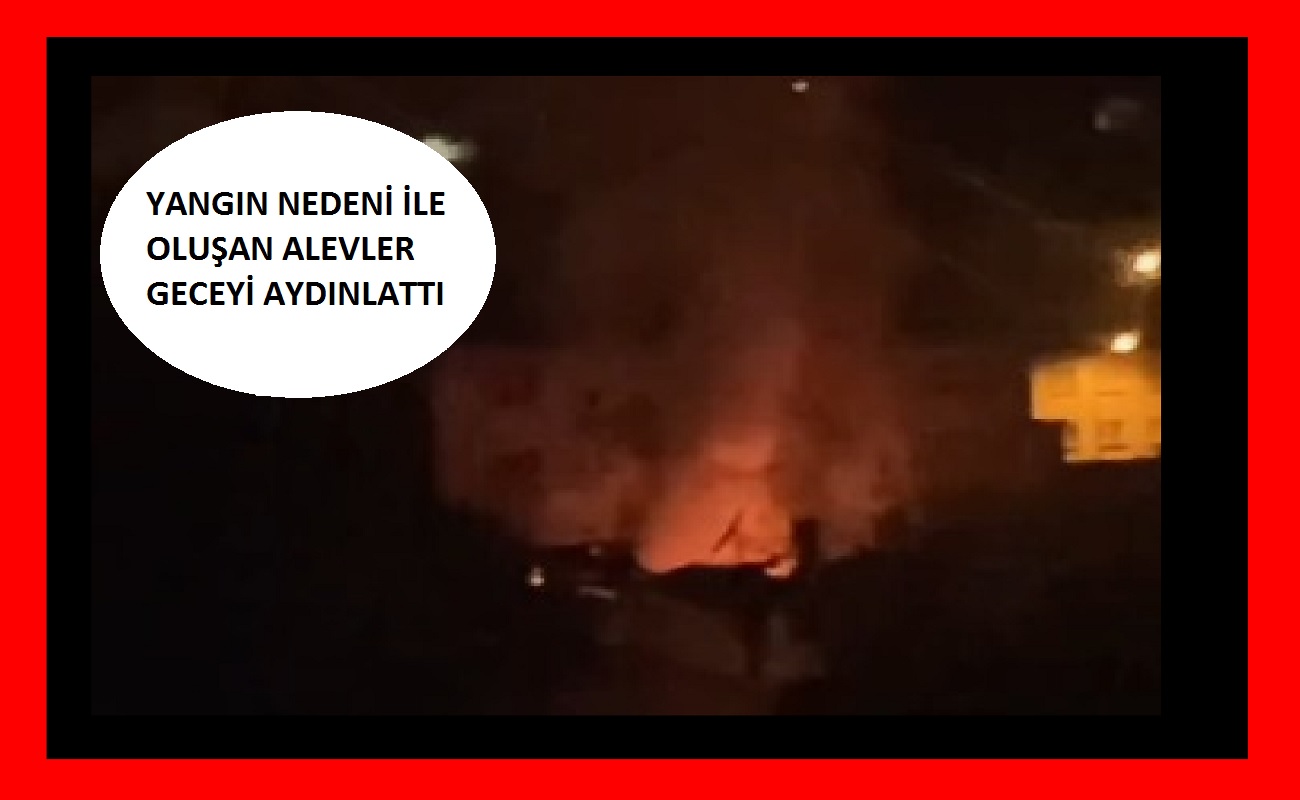 Afyon’da Gece Yarısı Korkutan Yangın