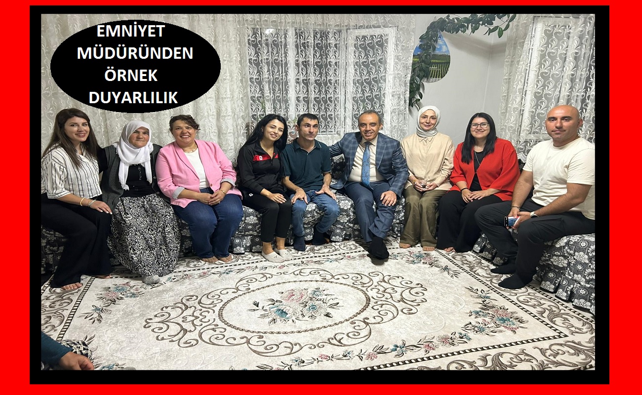 Emniyet Müdürünün duyarlılığı yürekleri ısıttı
