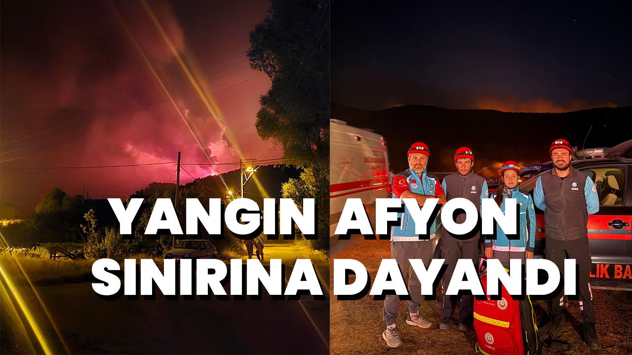 Afyonkarahisar'dan da sağlık ekipleri sevk edildi.