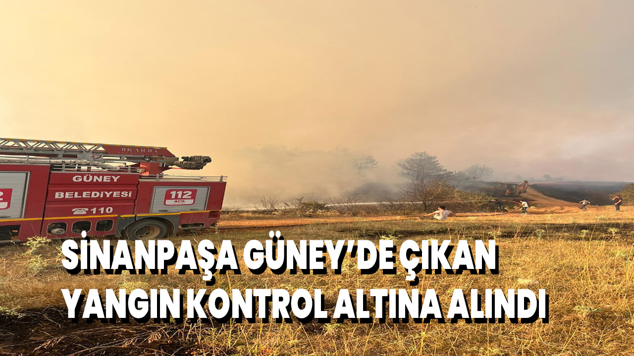 Güney beldesinde çıkan orman yangını söndürüldü