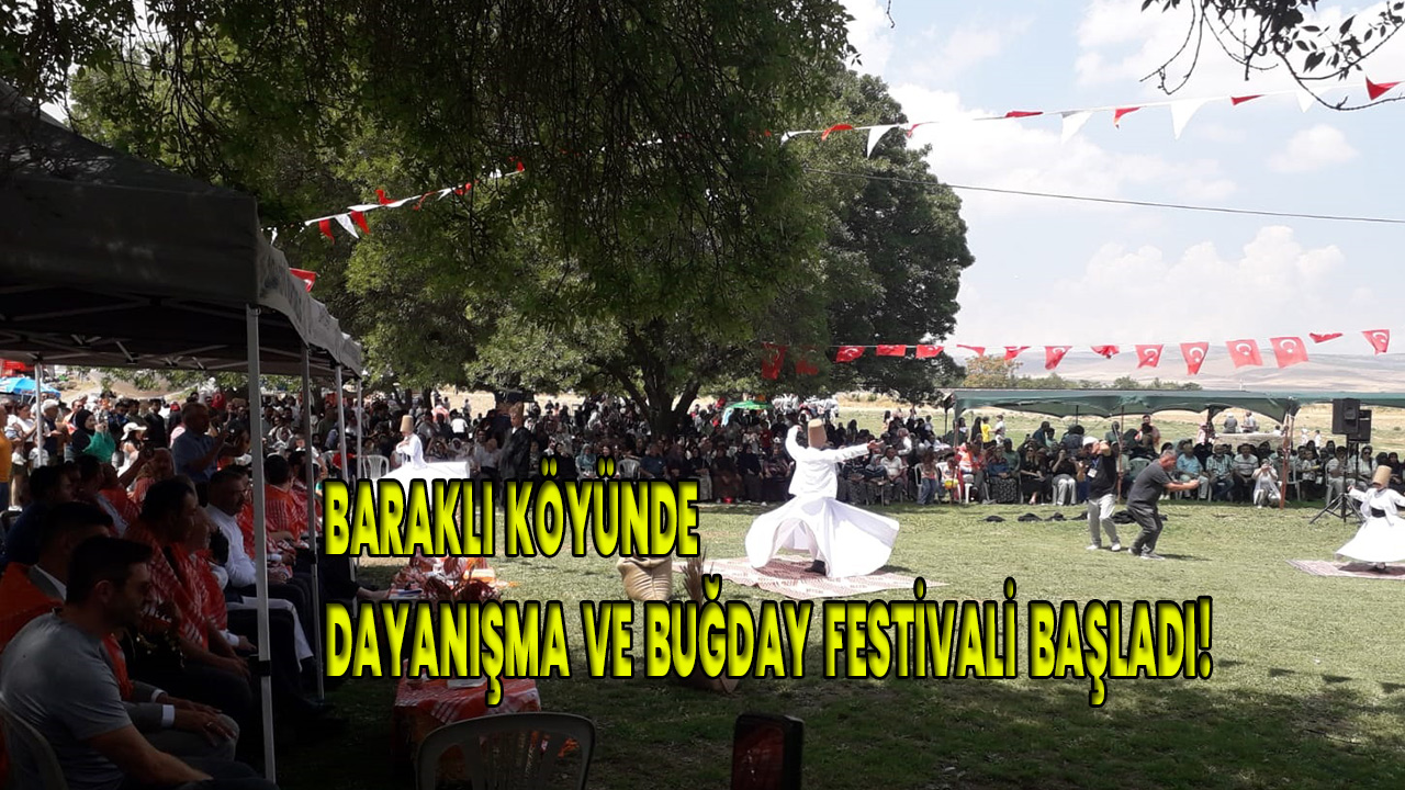 Baraklı Köyü’nde Dayanışma ve Buğday Festivali başladı!