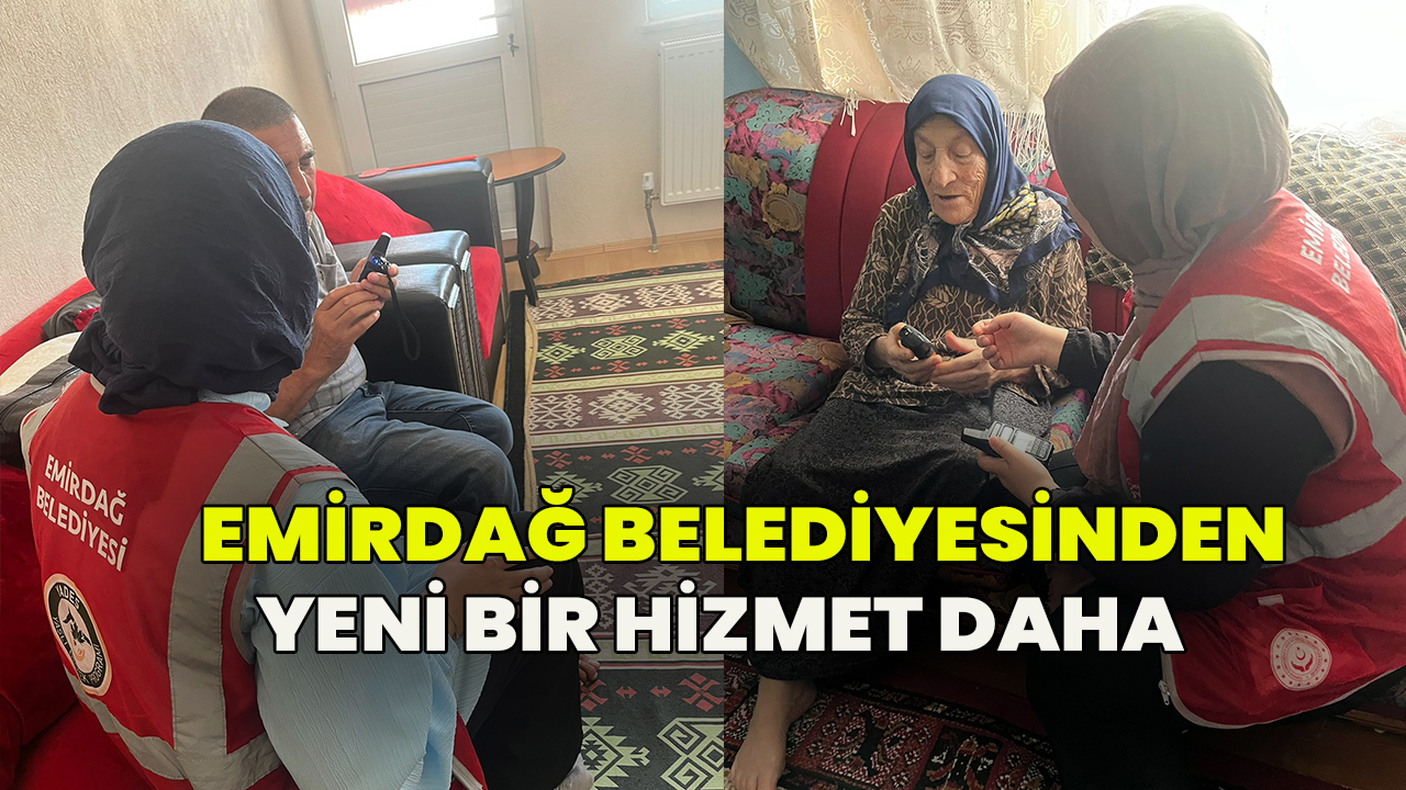 Emirdağ belediyesinden yeni bir hizmet daha