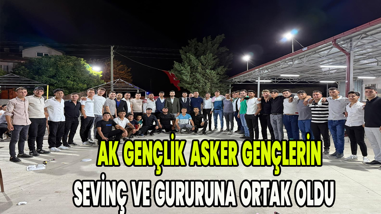 Ak Gençler askerlerin sevincine ortak oldu