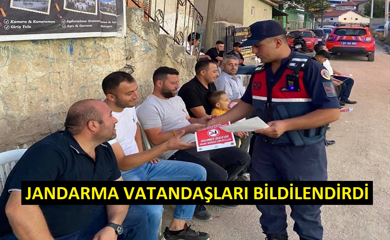 Jandarma vatandaşları Bilgilendirdi
