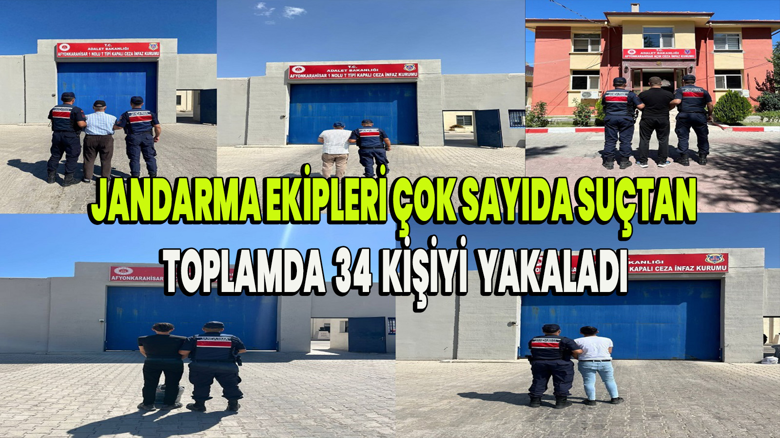 Çok sayıda suçtan toplamda 34 kişi yakalandı