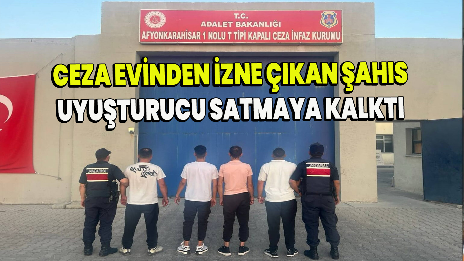 Ceza evinden izne çıkan şahıs uyuşturucu satmaya kalktı