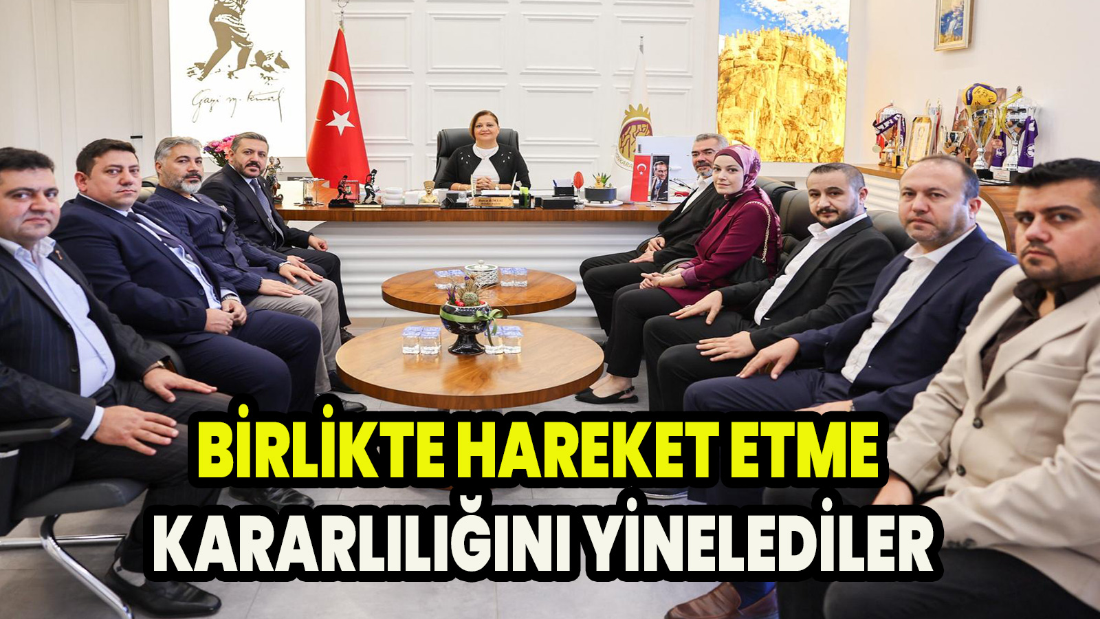 Birlikte hareket etme kararlılığını yinelediler