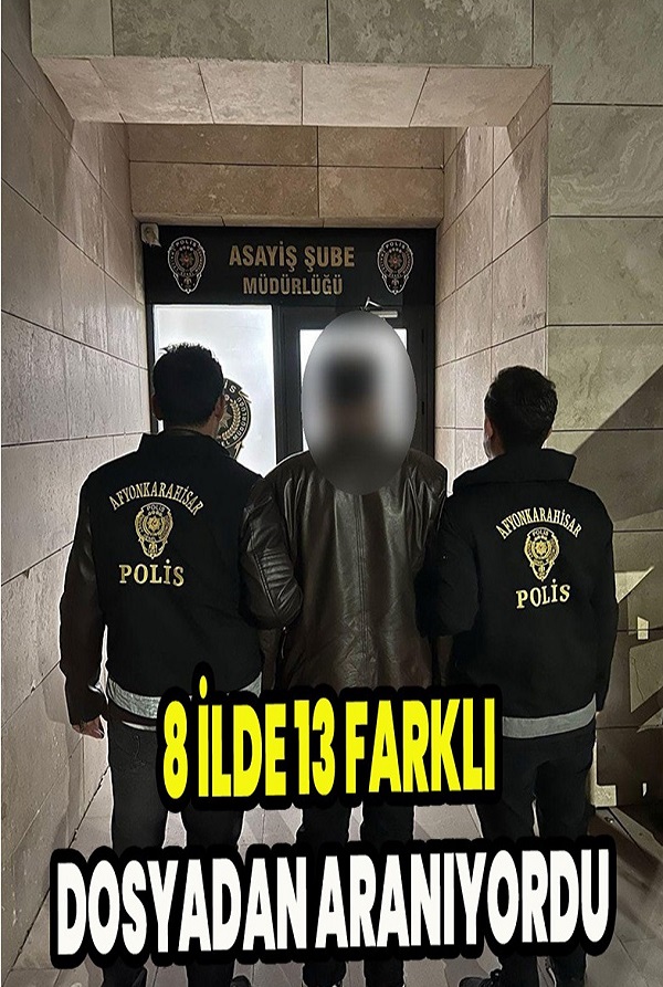 8 ilde 13 farklı dosyadan aranıyordu