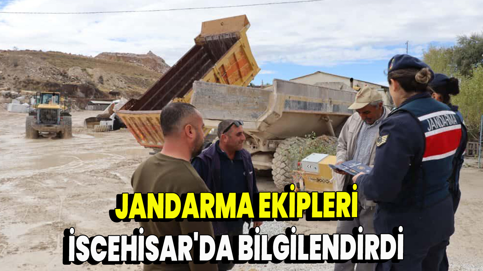Jandarma İscehisar'da bilgilendirdi