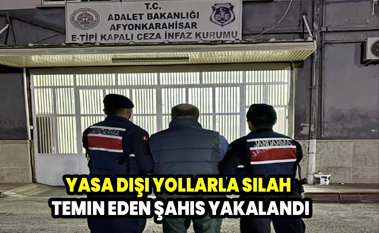 Yasa dışı yollarla silah temin eden şahıs yakalandı