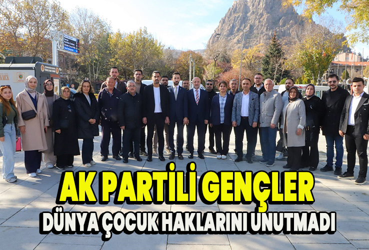 Ak Partili Gençler Dünya Çocuk Haklarını unutmadı