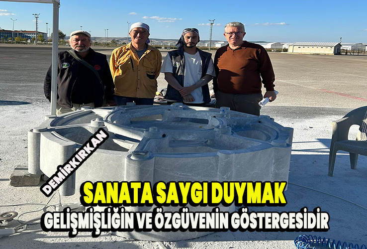 Sanata saygı duymak gelişmişliğin ve özgüvenin göstergesidir