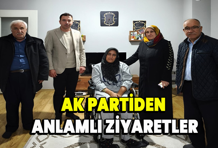 Ak Partiden anlamlı ziyaretler